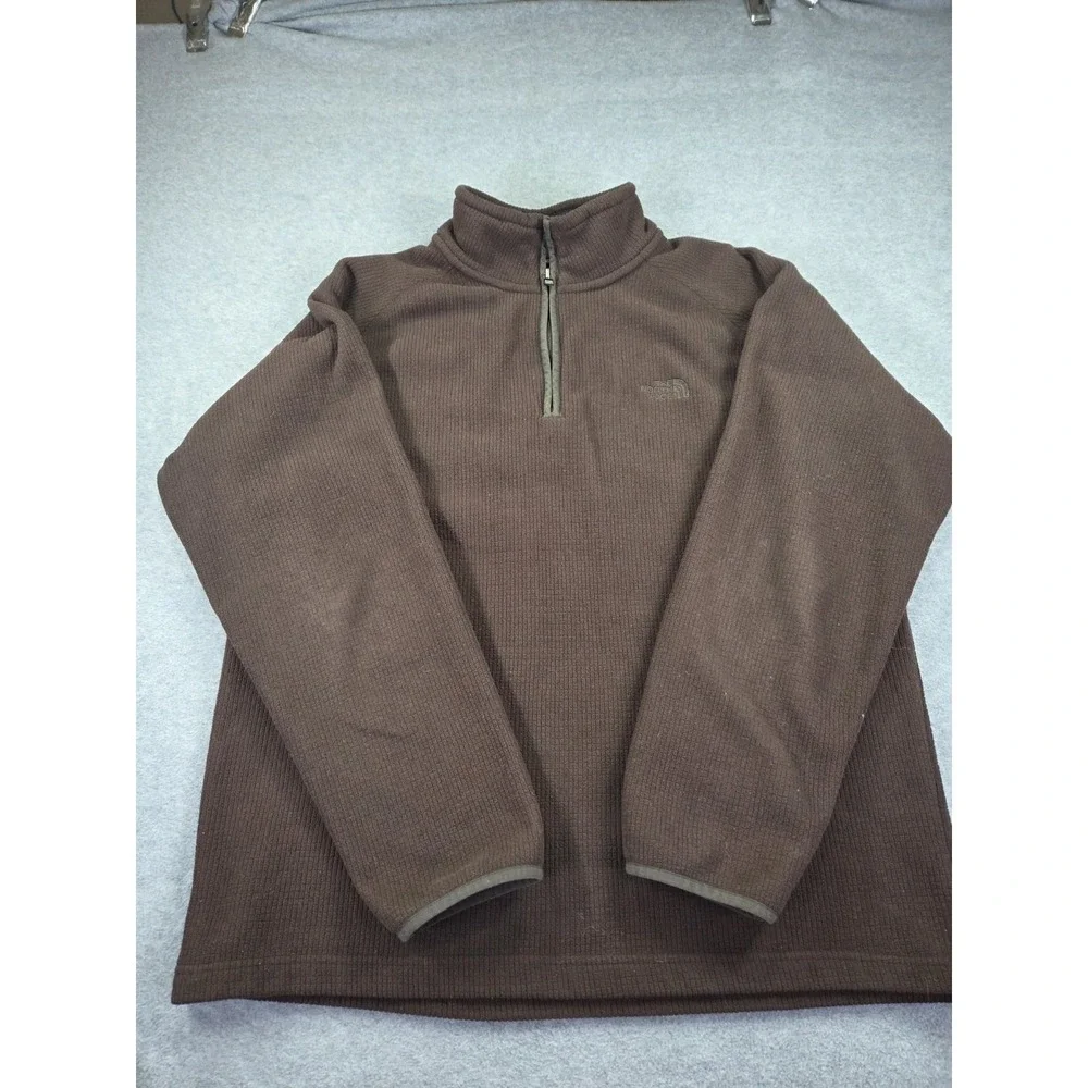 Northface  Gorpcore, Outdoor Heritage, and Normcore/Workwear 1/4 Zip Brown L